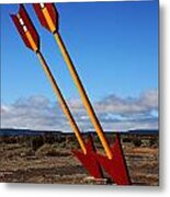 Twin Arrows No.3 Metal Print