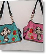 Twin Purses Metal Print