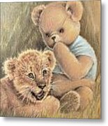 Two Cubs Metal Print