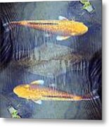 Two Gold Fish 2 Metal Print