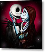 Two In One Heart Metal Print