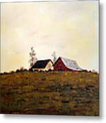 Two On A Hill Metal Print
