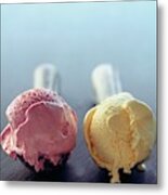 Two Scoops Of Ice Cream Metal Print