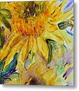 Two Sunflowers Metal Print