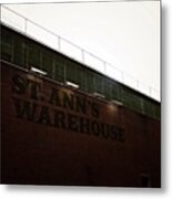 Type & Brick Metal Print