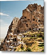 Uchisar Castle In Capadocia Metal Print