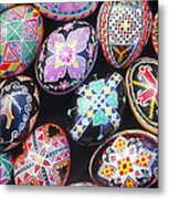 Ukrainian Easter Eggs Metal Print