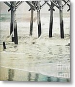 Under The Pier Metal Print