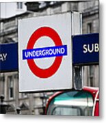 Underground Metal Print