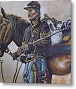 Union Cavalry Metal Print