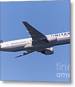 United Airlines Jet 5d29540 Metal Print