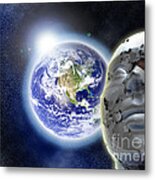 Alone In The Universe Metal Print