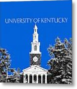 University Of Kentucky - Blue Metal Print
