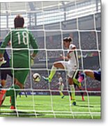 Usa V Japan Final - Fifa Womens World Metal Print