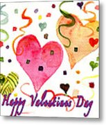 Valentines Greetings Metal Print