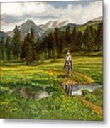 Vallecito Meadows Metal Print