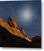 Valley Of Fire Square One Metal Print