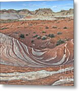 Valley Of Fire - The Wave Metal Print