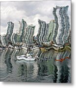 Vancouver Abstracted Metal Print