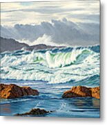 Vancouver Island Surf Metal Print