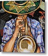 Vaquero De The Trumpet Metal Print