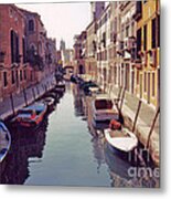 Venice Canal Metal Print