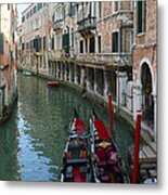 Venice Gondolas 2 Metal Print