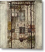 Venice Iron Gate Metal Print