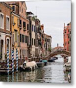 Venice Old Town In Italy Metal Print