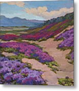 Verbena Harmony In Purple Metal Print