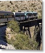 Verde Canyon Railway On Trestle Metal Print