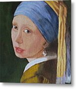 Vermeer Study Metal Print