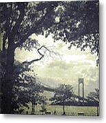 Verrazano Bridge From South Brooklyn Metal Print