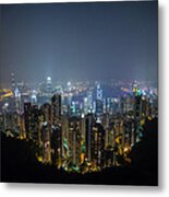 Victoria Peak Metal Print