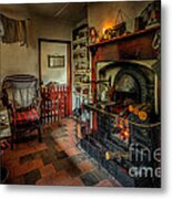 Victorian Fire Place Metal Print