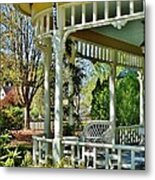 Victorian Rounded Porch Metal Print