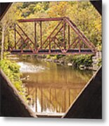 View From Worrall Covered Bridge Metal Print