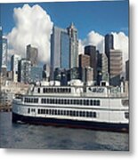 View Of The Seattle Waterfront Metal Print