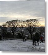 View Over Paris Metal Print