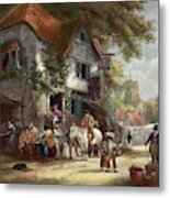 Village Festival Metal Print