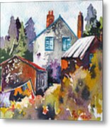 Village Life 1 Metal Print