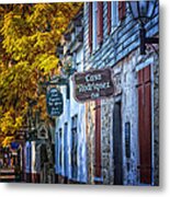 Village Streets Metal Print