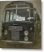 Vintage 1950s Bus Metal Print