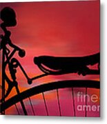 Vintage Bicycle Metal Print