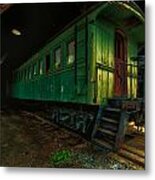 Central Pacific Passenger Car Metal Print