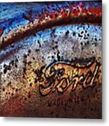 Vintage Ford Rust Metal Print