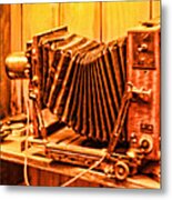 Vintage Format Camera Metal Print