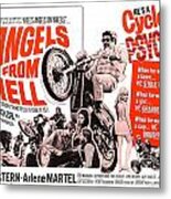 Vintage Motorcycle Movie Posters Metal Print