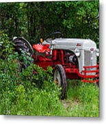 Vintage Tractor Metal Print