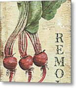 Vintage Vegetables 3 Metal Print